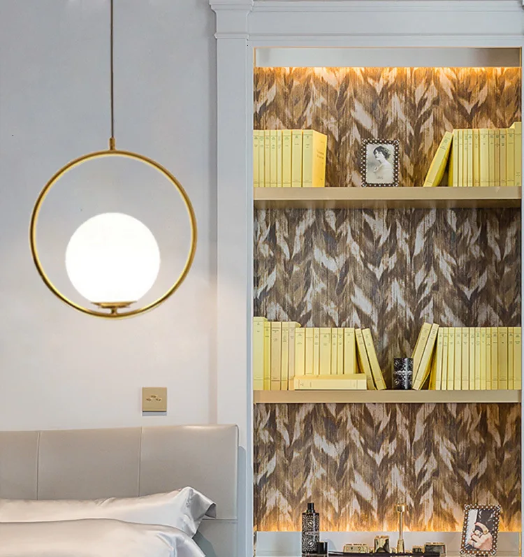 Пост-современный скандинавский с узором елочка современный подвесной