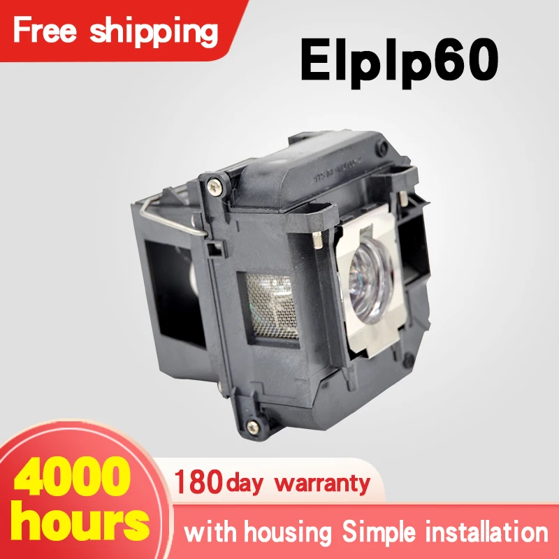 

High Quality Projector Lamp ELPLP60 V13H010L60 For Eps0n 425Wi 430i 435Wi EB-900 EB-905 420 425W 905 92 93+ 93 95 96W H383 H383A