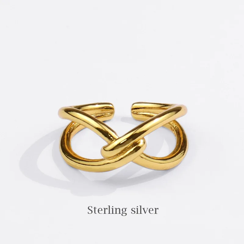 

Japanese and Korean New Popular Creative Cross Open Ring Mori Style Dignified Hollow Girls' Ring Cross-Border Supply Wholesale