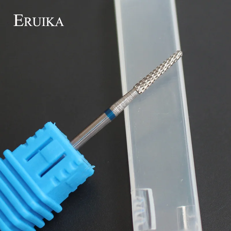 ERUIKA 1 шт. Бур из карбида вольфрама ламбит для ногтей 3/32 дюйма Акула брикет