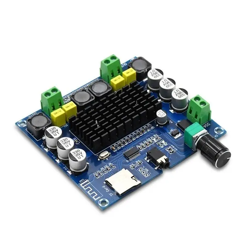 XH-A104 TPA3116 Bluetooth 4 1 плата цифрового усилителя мощности 2x50 Вт стерео AMP модуль с