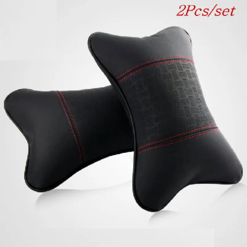 

For Buick For Opel Leather neck seat cushion pillow / Car Headrest / Car Leather Cushion Supplies Neck Auto Safety Pillow