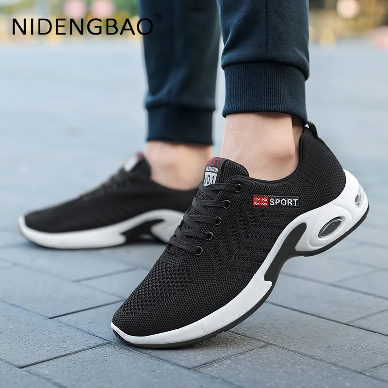 Men Sneakers 2021 Lightweight Breathable Outdoor Trekking Mountaineering Running Male Casual Sports Shoes Tenis Masculino