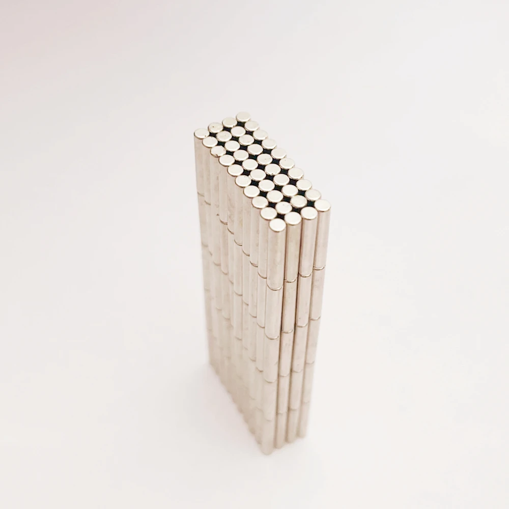 200PCS Brand New Rare Earth Neodymium Strong Permanent rod Magnet 200pcs/pack Dia2x10mm Neo Rod Magnetic Materials | Обустройство