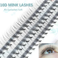 makeup individual eyelahes 0 10 thickness c curl grafting false eye lashes extension russian pre fan eyelash 3d mink lashes soft