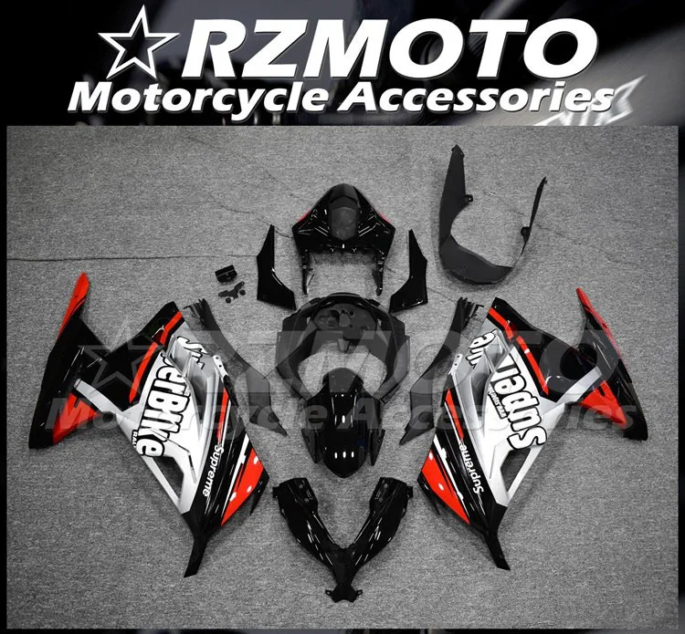 

New ABS Motorcycle Fairings kit Fit for Kawasaki Ninja 300 EX300 ninja300r 2013 2014 2015 13 14 15 16 17 18 19 Red silver