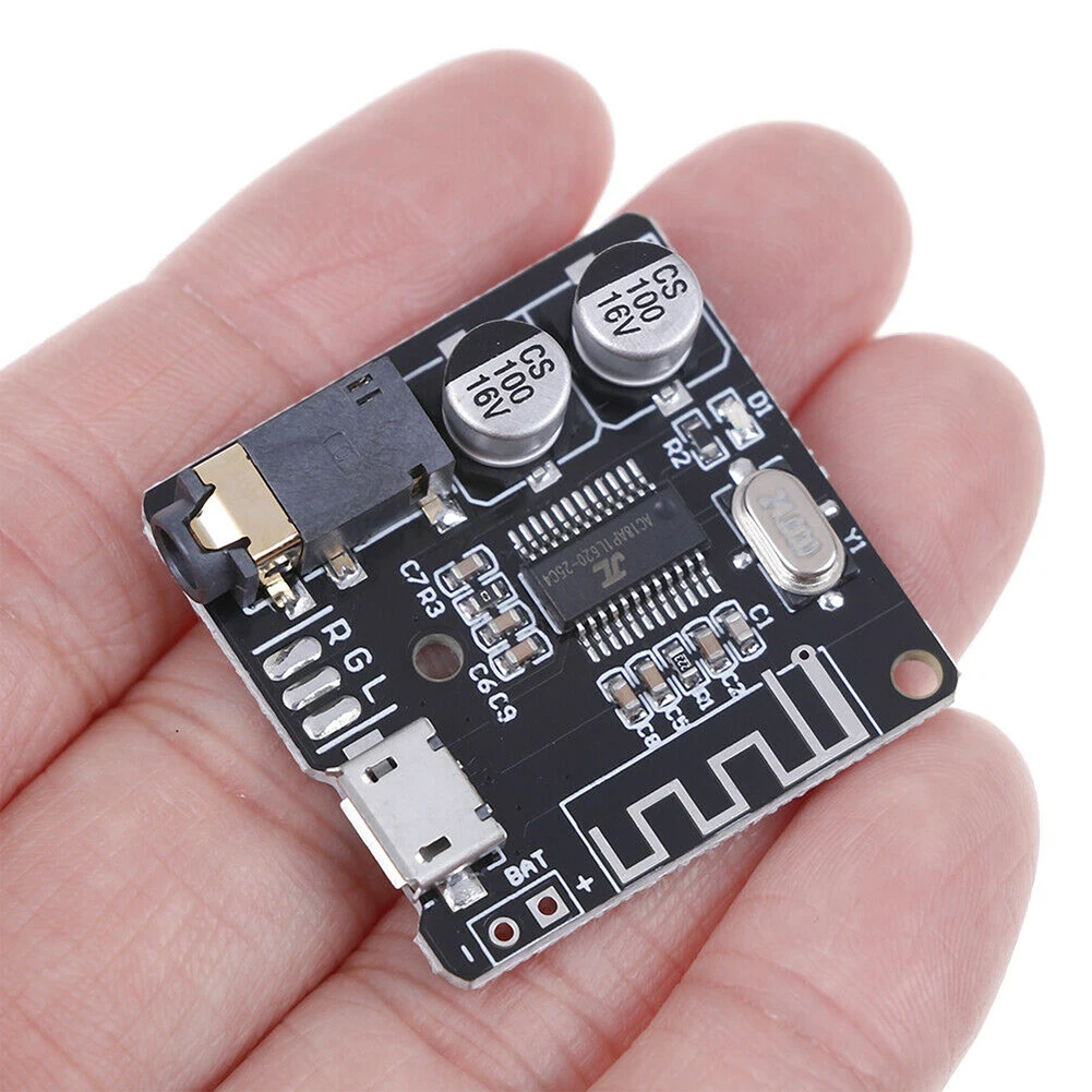 Stereo Bluetooth 4.1 Lossless Car Electronic Audio Receiver DIY Music LED Indicator Power Decoder Board Mini MP3 Module | Электроника
