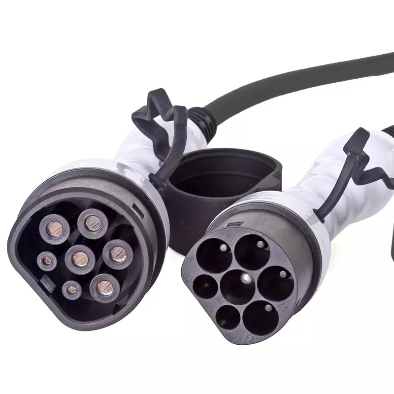 売る 9メートル5メートル32アンペアev急速充電器ケーブルiec 62196-2タイプ2スパイラルリードコイル状コード