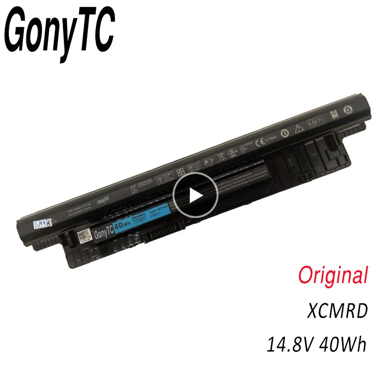 GONYTC Оригинальный аккумулятор для ноутбука DELL Inspiron 3521 3421 3721 5421 5521 5721 5537 Vostro 2421 2521