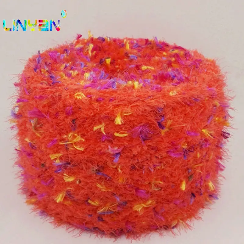 250 г * 2 шт. пряжа для вязания крючком хлопчатобумажная ручная вязка яркая