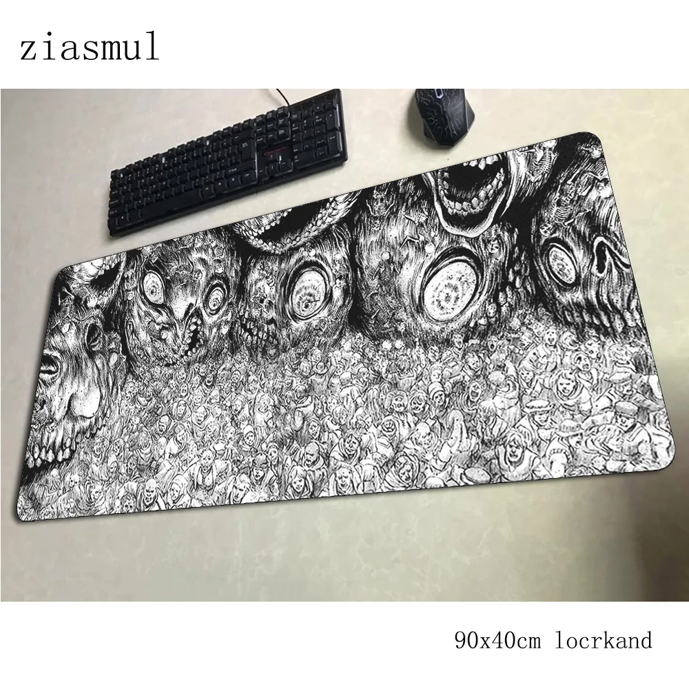 Berserk коврик для мыши геймер HD печать 90x40 см notbook коврик для мыши игровой коврик для мыши большой высококачественный коврик для мыши PC стол коврик для мыши