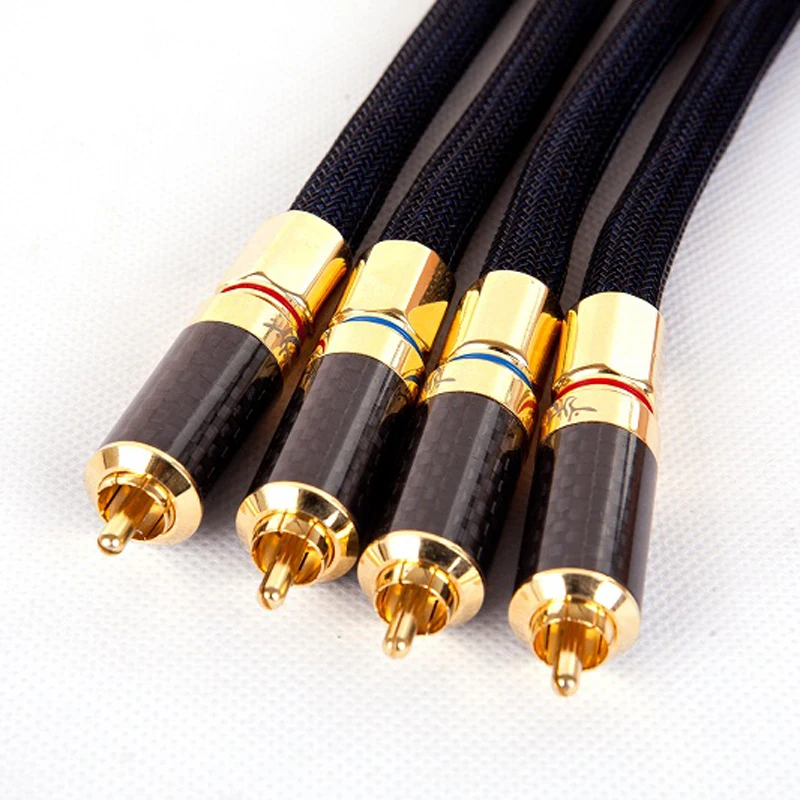 Кабель Western Electric R Copper RCA для передачи сигнала кабель соединения с разъемом из