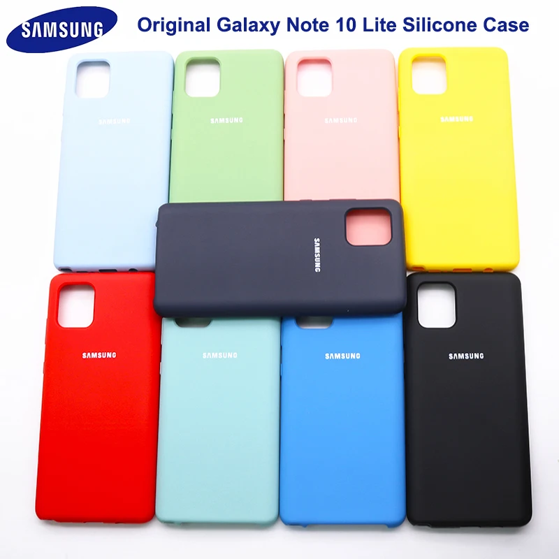 Силиконовый чехол для Samsung Galaxy Note 10 Lite Мягкий противоударный защитный note10lite