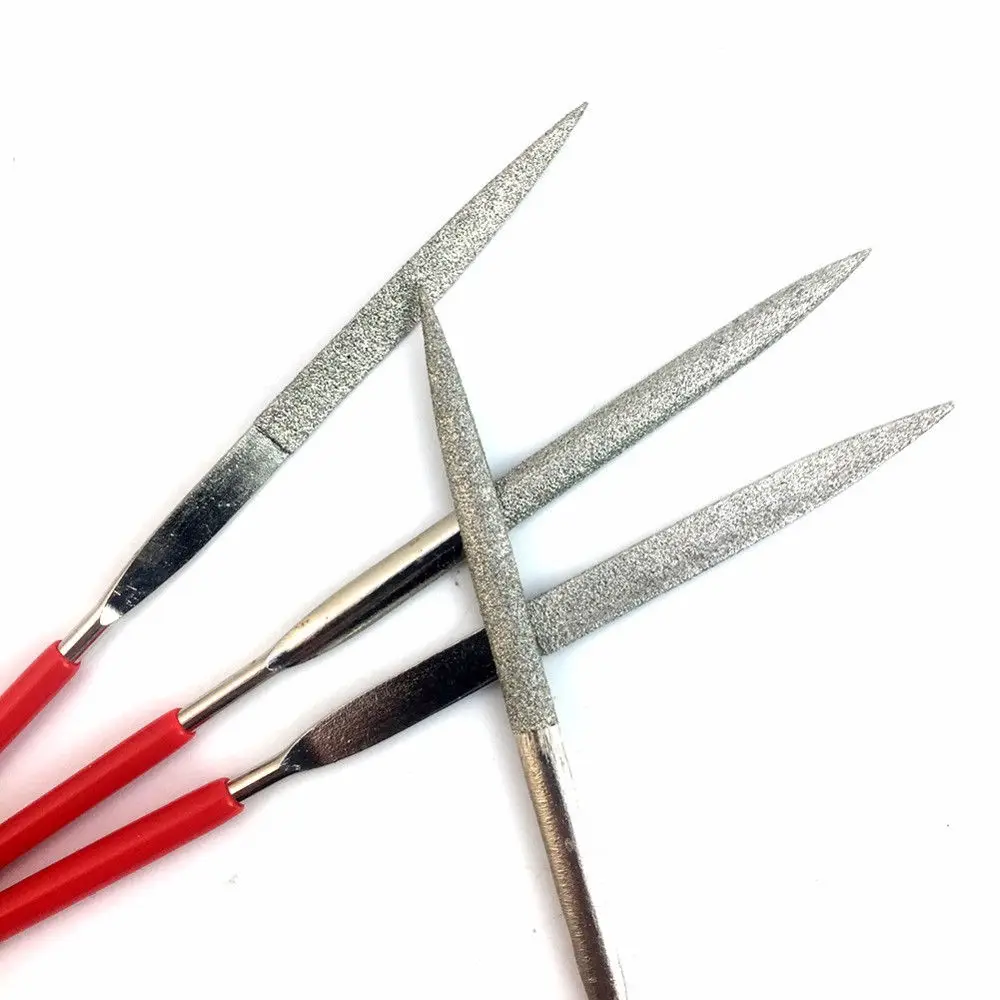 

Hand Tool Mini Electroplated Diamond File Rasp Needle Metal Carving Crafts New