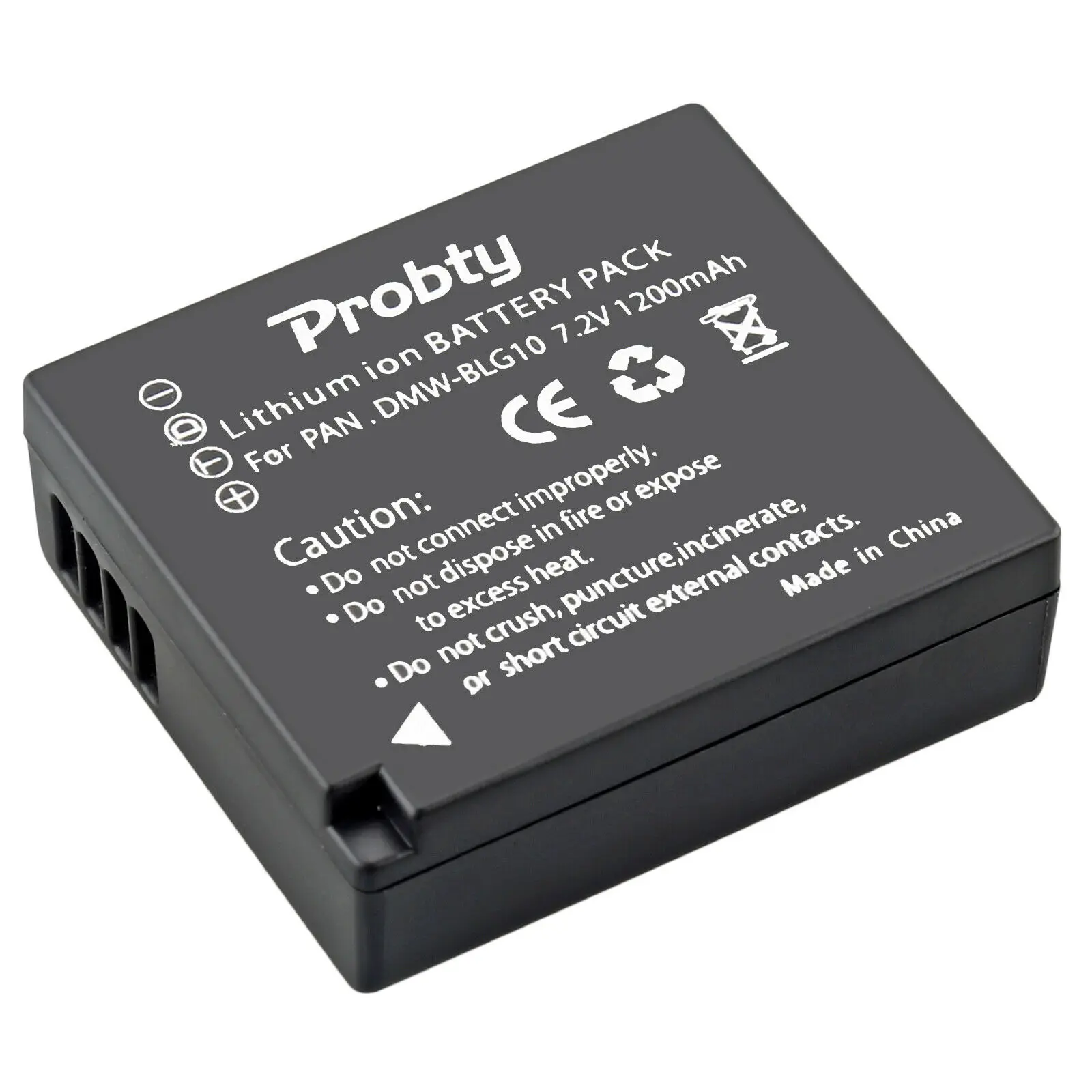 Аккумулятор PROBTY для камеры Panasonic батарея с разъемами DMW BLG10 DMC GF6 GX7 GF3 GF5 LX100 GX80 GX85 L10 |