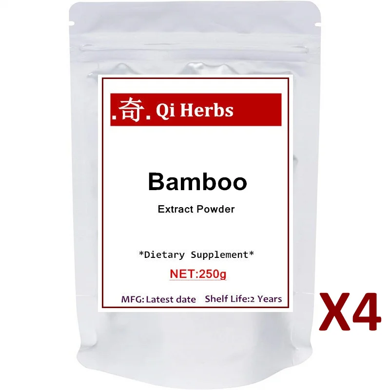 Органический порошок из бамбукового экстракта поддерживает здоровую кожу ногти