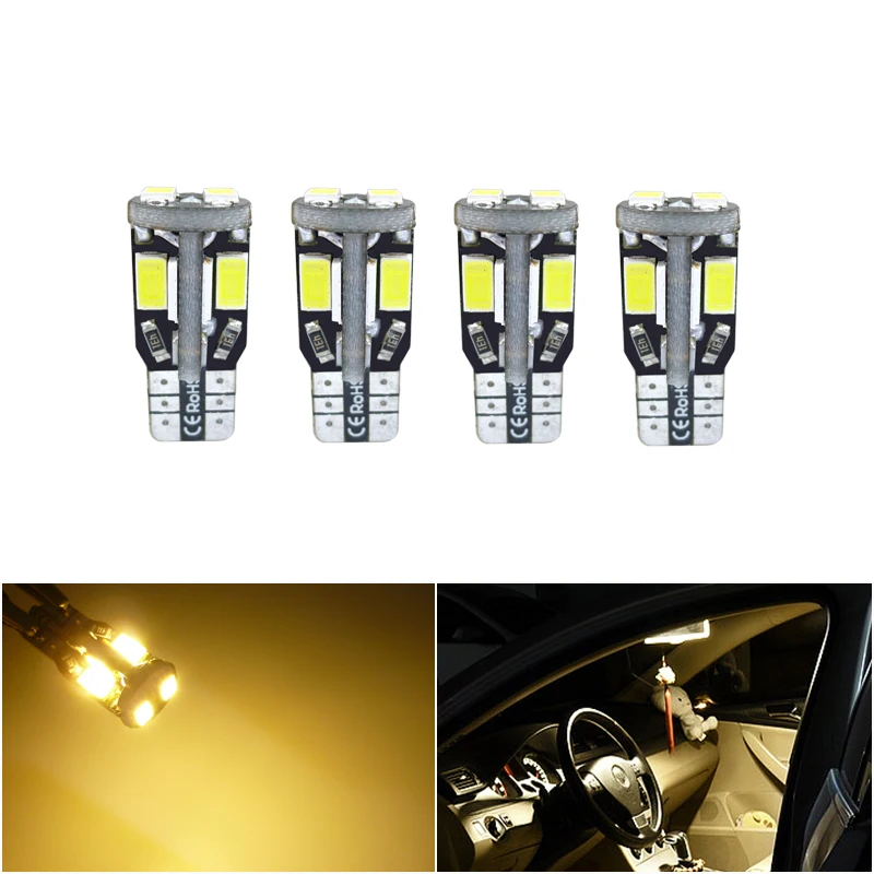 

4x Canbus LED T10 W5W Clearance Parking Light Wedge Light For Mazda 6 5 3 Axela 2 Spoilers MX5 CX 7 9 323 CX-7 GH CX3 CX7 MPV