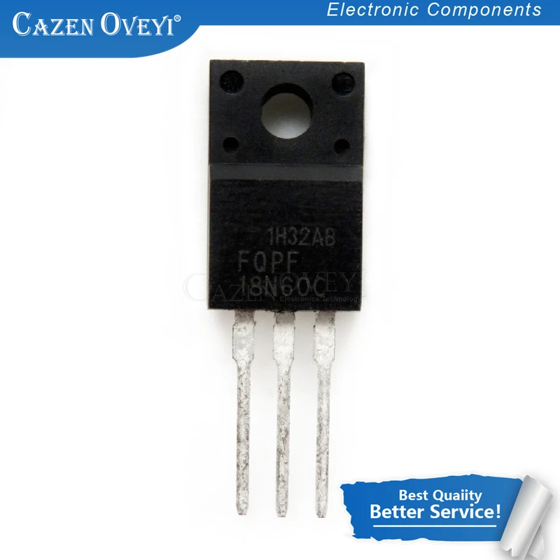 5pcs/lot FQPF18N60C FQPF18N60 18N60 TO 220F new original Immediate delivery In Stock|Интегральные схемы| |