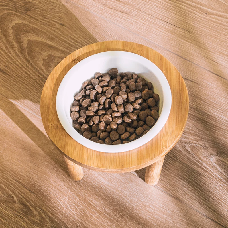 ПЭТ одна чаша стол для домашних животных высокий ножной собачий ошейник