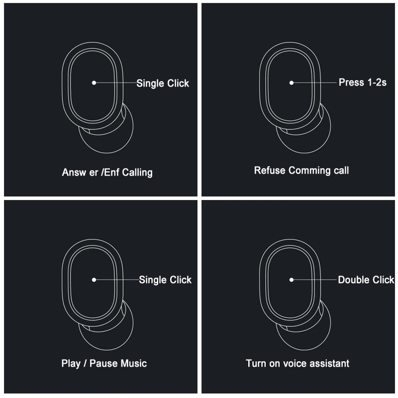 Xiaomi Redmi AirDots беспроводные Bluetooth наушники TWS 5,0 Голосовое управление DSP активное шумоподавление Гарнитура Bluetooth
