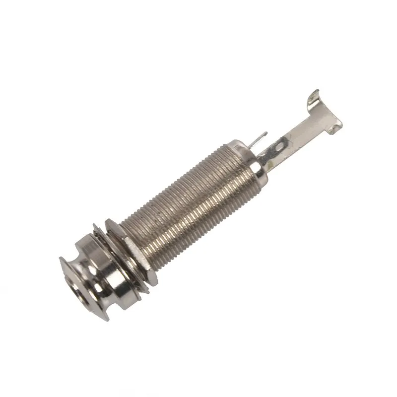 

Mono Long Input Output Threaded Guitar Barrel Jack NEW 1/4 inch