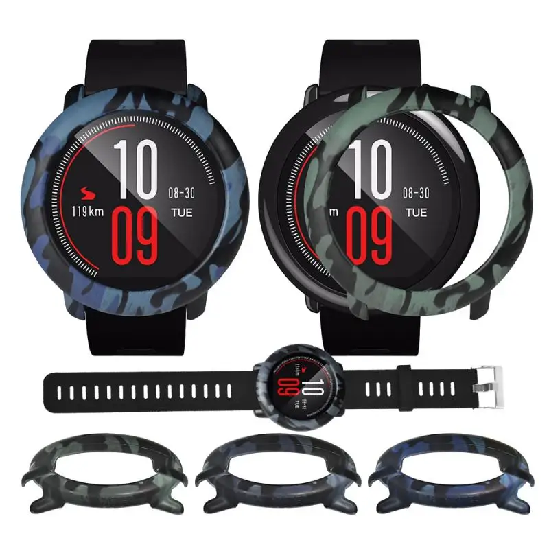 Защитный чехол для Xiaomi Huami Amazfit Pace камуфляжный умных часов силиконовый