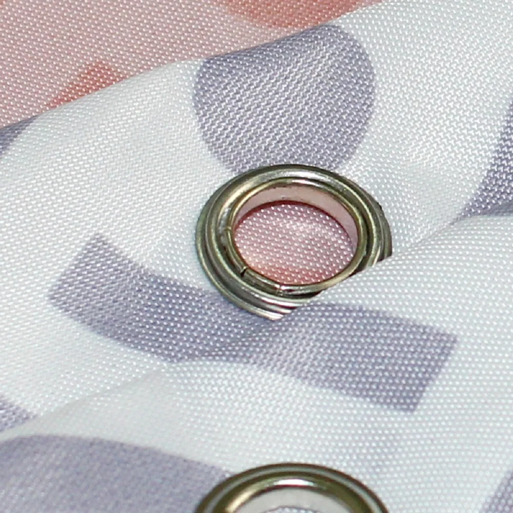 Занавеска для душа из полиэстера водонепроницаемая с 12 крючками ванной защитой