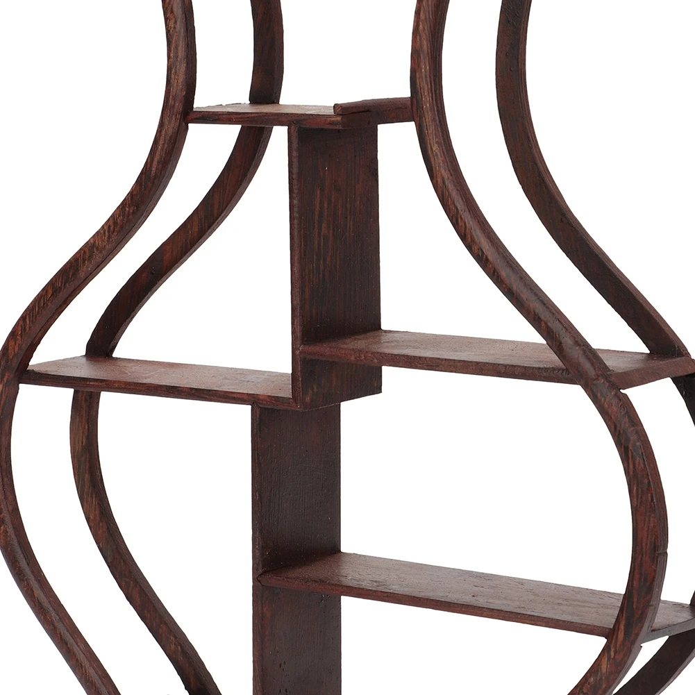 

Home Carving Crafts Rack Antique Display Storage Rack Flower Pot Rack Desk Living Room Decoration