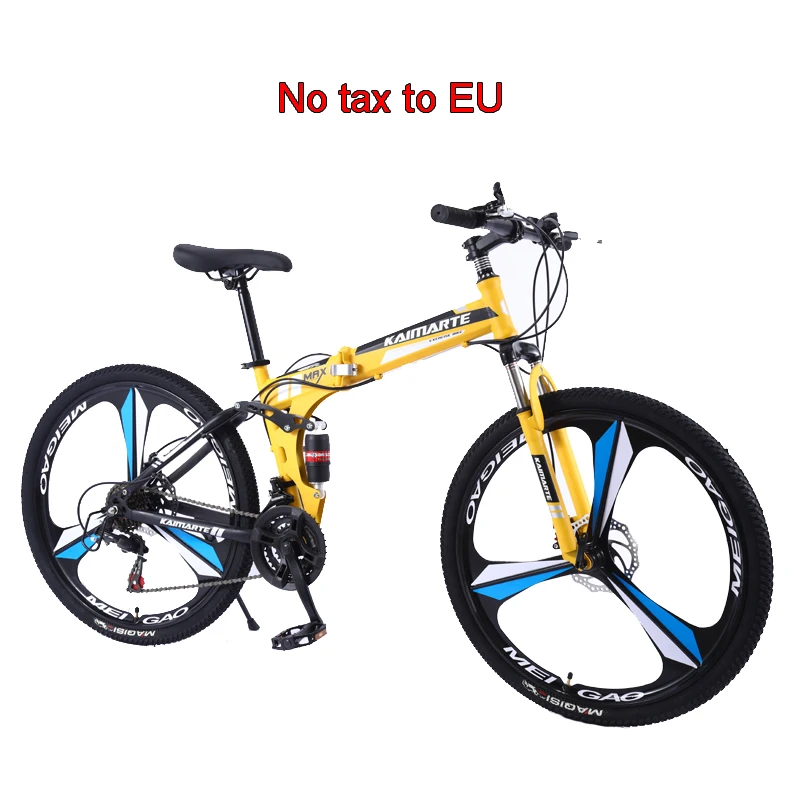

24 inch mountain bicycle bike 21/24/27/30 speed folding MTB adult outdoor sport High carbon steel frame disc brake bicycles