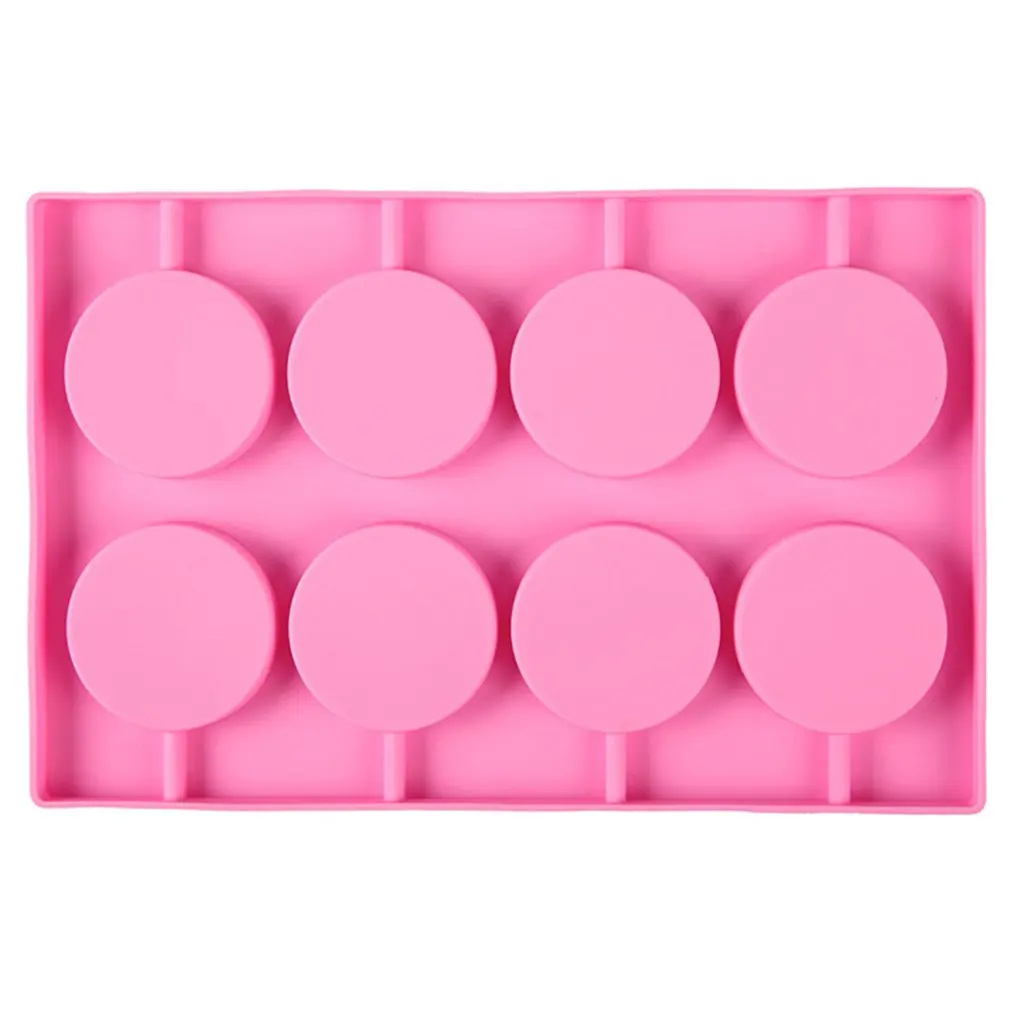Силиконовая форма с 8 отверстиями круглая для мастики инструменты выпечки торта