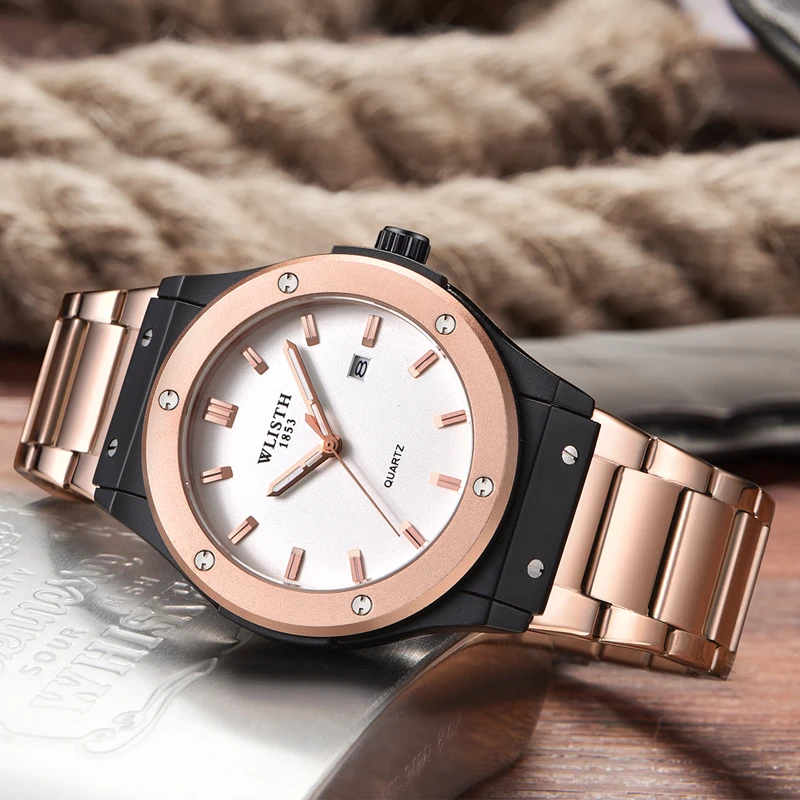 Часы наручные WLISTH Мужские кварцевые брендовые Роскошные спортивные модные