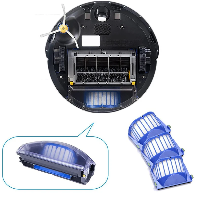 

Suitable for IRobot Roomba Sweeper Accessories 600 Series Filter Side Brush Rubber Brush Accessories Home