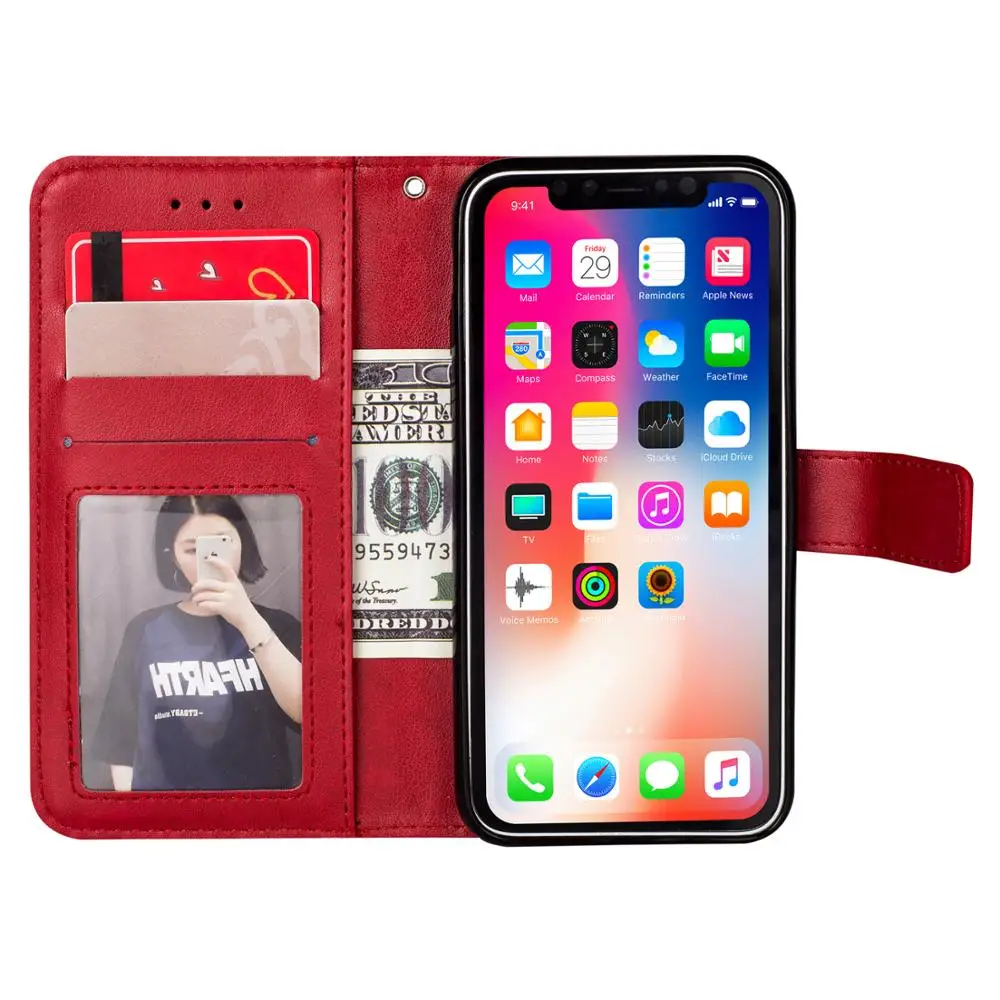 Чехол накладка из мягкого силикона pu кожаный флип для iPhone 11 8 Plus 7 6S SE X XS чехол