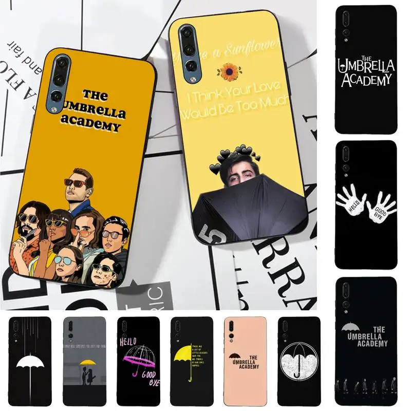 

FHNBLJ The Umbrella Academy Phone Case for huawei P 6 7 8 9 10 20 30 40 pro plus lite p9 lite 2016