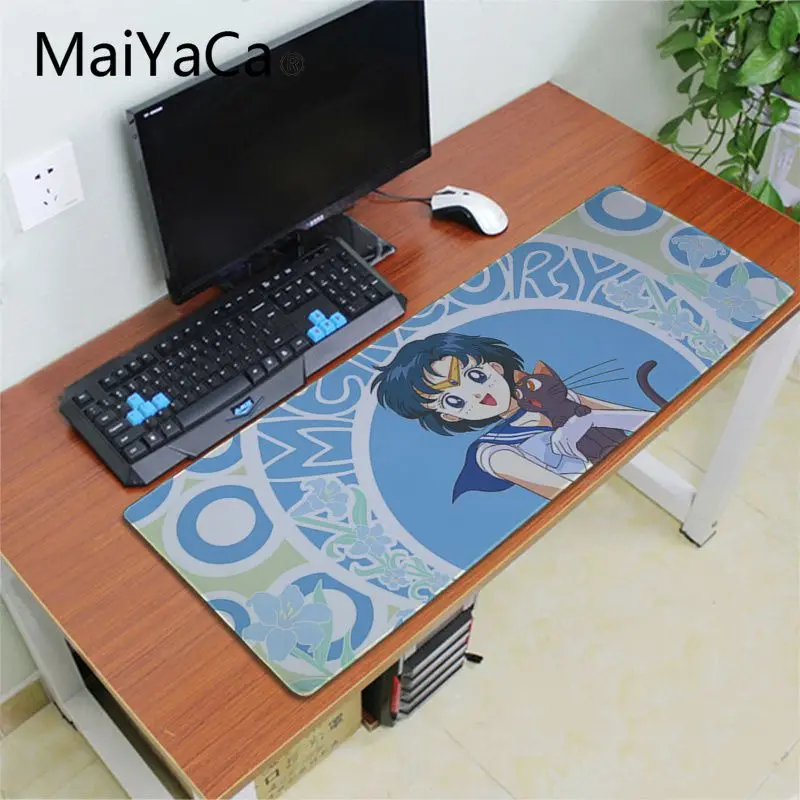 Maiyaca Сейлор Мун Аниме резиновый коврик для мышки игровые коврики для игровой мыши настольная клавиатура Аниме Коврик для мыши геймер Скорость версия Настольный коврик