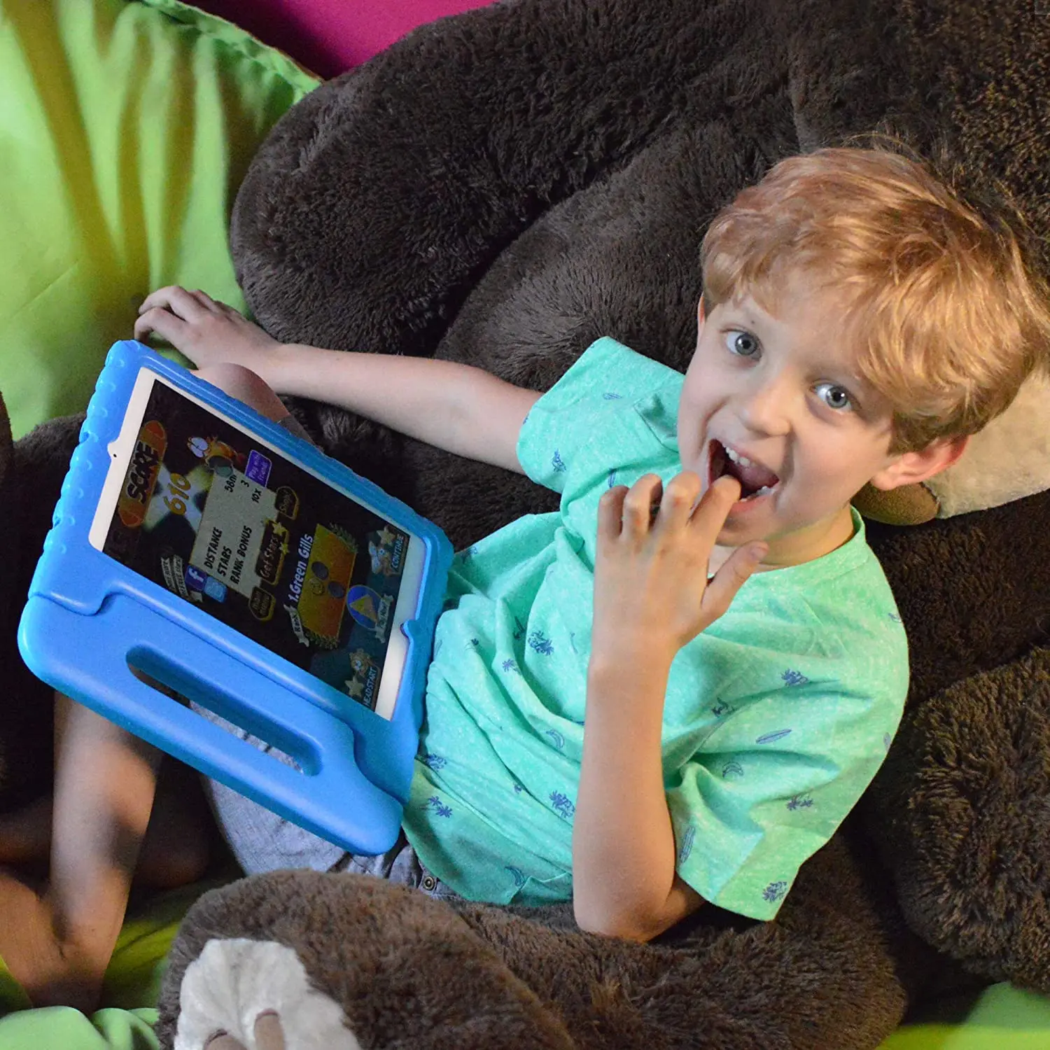 

For iPad Pro 12.9"inch 4th generation 2020 Kids Shockproof Tough EVA Foam Handle Case Cover For ipad 12.9"inch 3rd 2018 ca