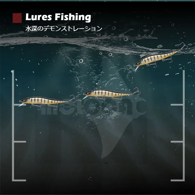 Minnow Fishing Lure Suspend Jerkbait Weights 10.5g 98mm Isca Artificial Baits Accesorios De Pesca For Seabass Fish Leurre Angeln