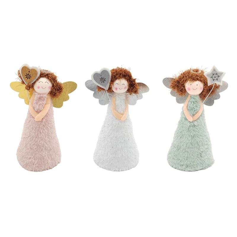 

Топпер для рождественской елки, звезда, сказочный ангел, фигурка верхушки, украшения для рождества, праздника, зимнего праздника, украшение ...