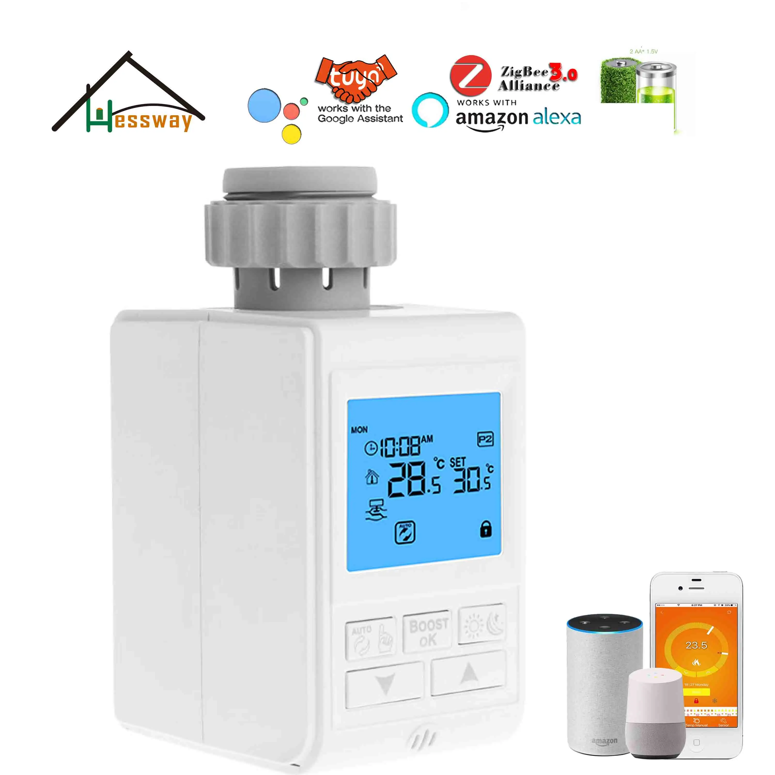 Wi Fi контроллер приложения gateway zigbee3.0 радиатор термостат для маршрута 4 5 мм