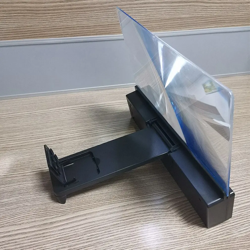 

12 Inches Mobile Phone Bracket Screen Amplifier Wireless Speaker Loudspeakers Home Screen Amplifier For Smart Phones