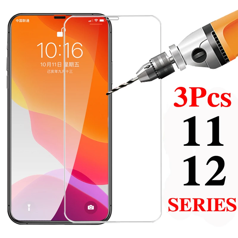 

Защитное стекло для экрана Iphone 11 Pro 12 Pro 11 12 Pro Max 12 Mini SE 2020, 3 шт.