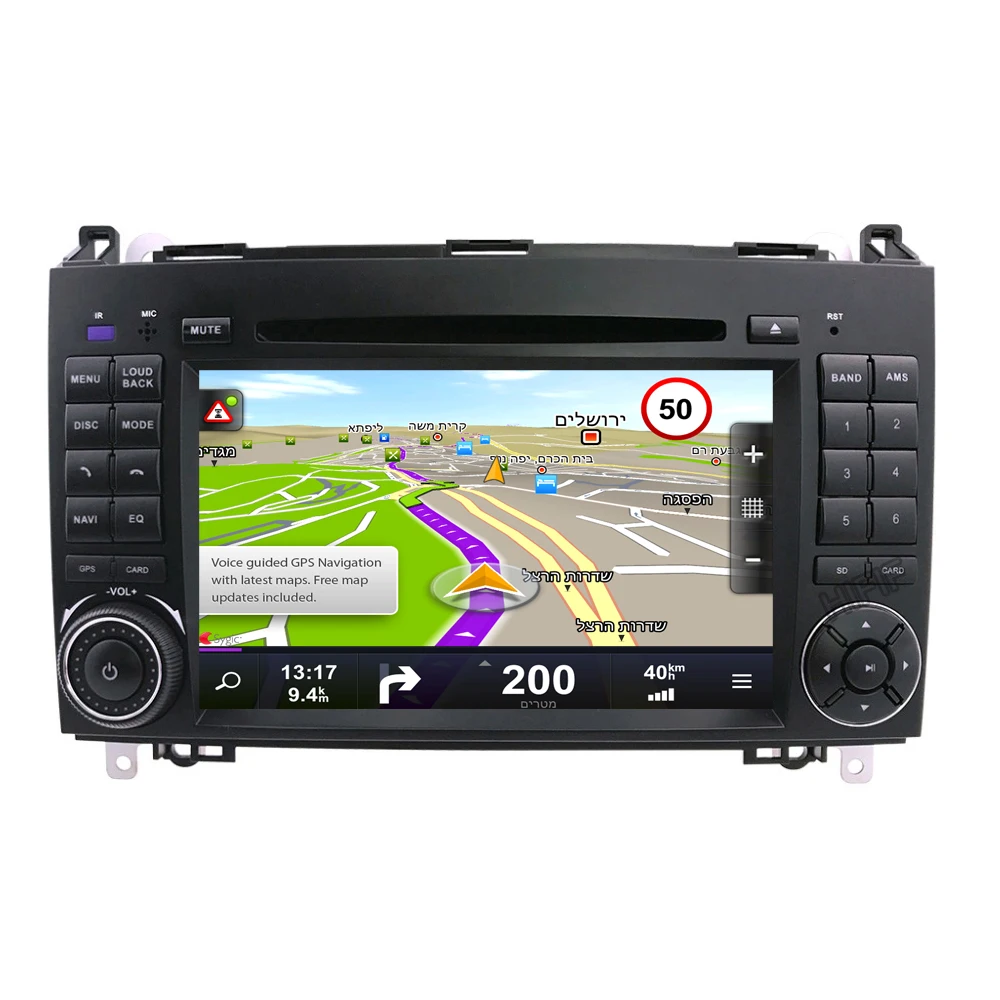 Сенсорный емкостный экран автомобильный DVD GPS для Mercedes/Benz A B Class W245 W169 Viano Vito Sprinter B160