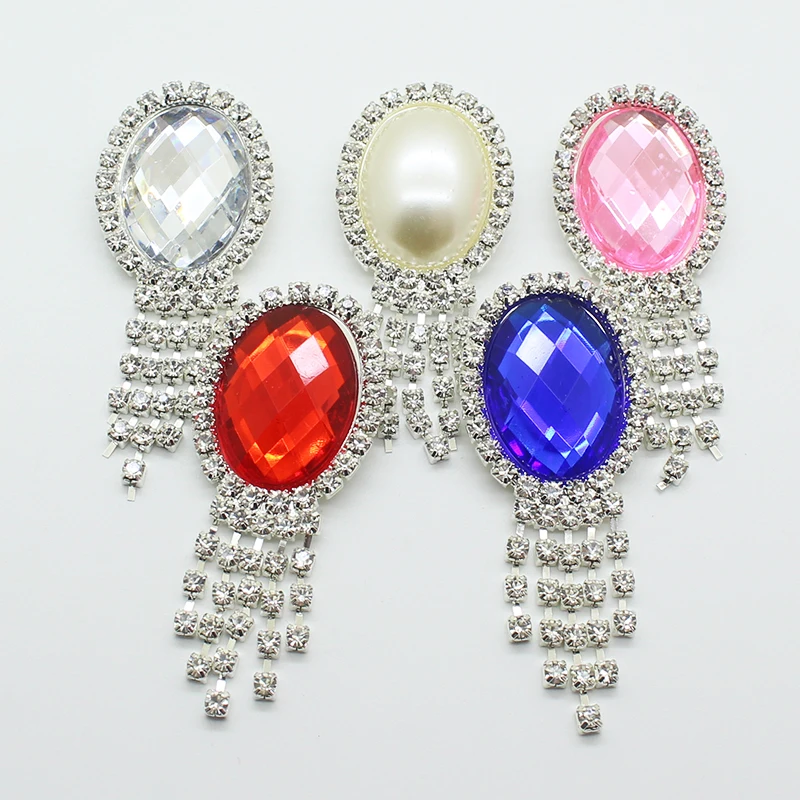 Дешевые кисточки Стразы Кнопки Броши DIY Ручная работа швейная одежда Декор