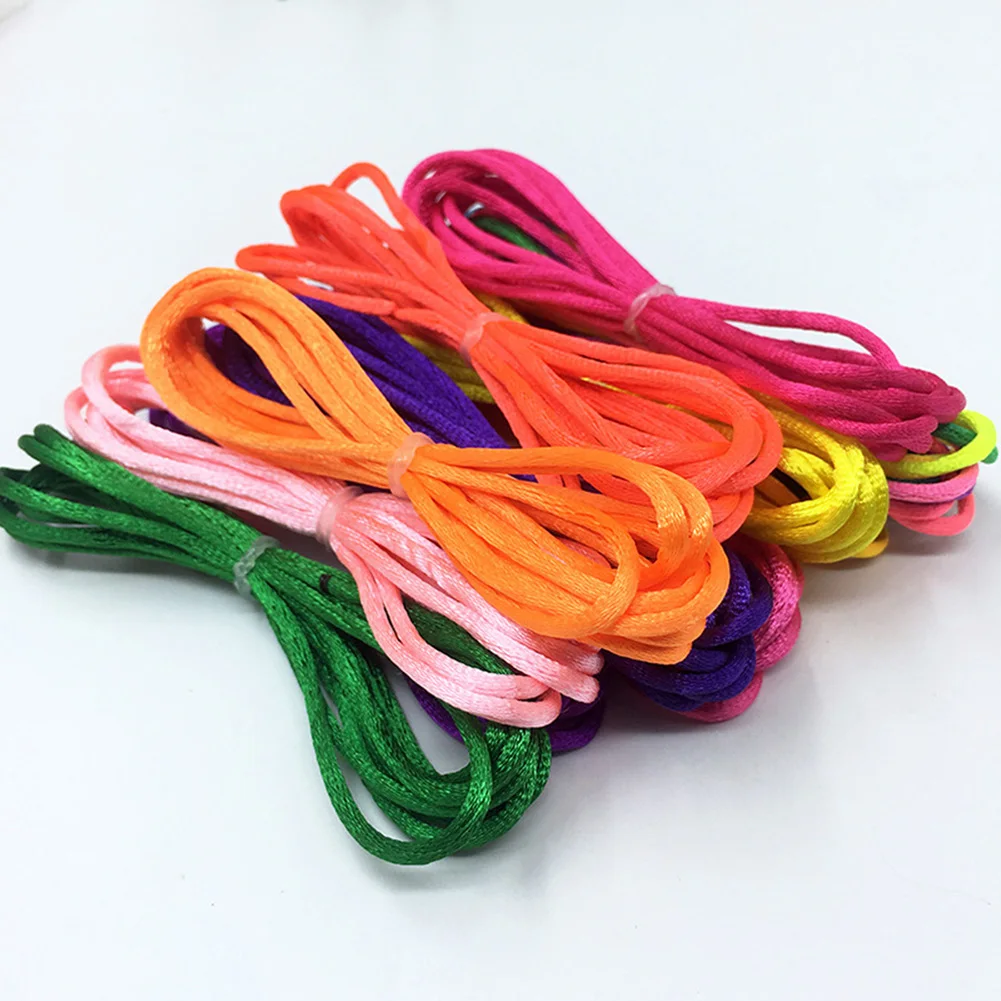 

Children Rainbow Colored Finger Rope Kids Hand Game Strings Developmental Toy
