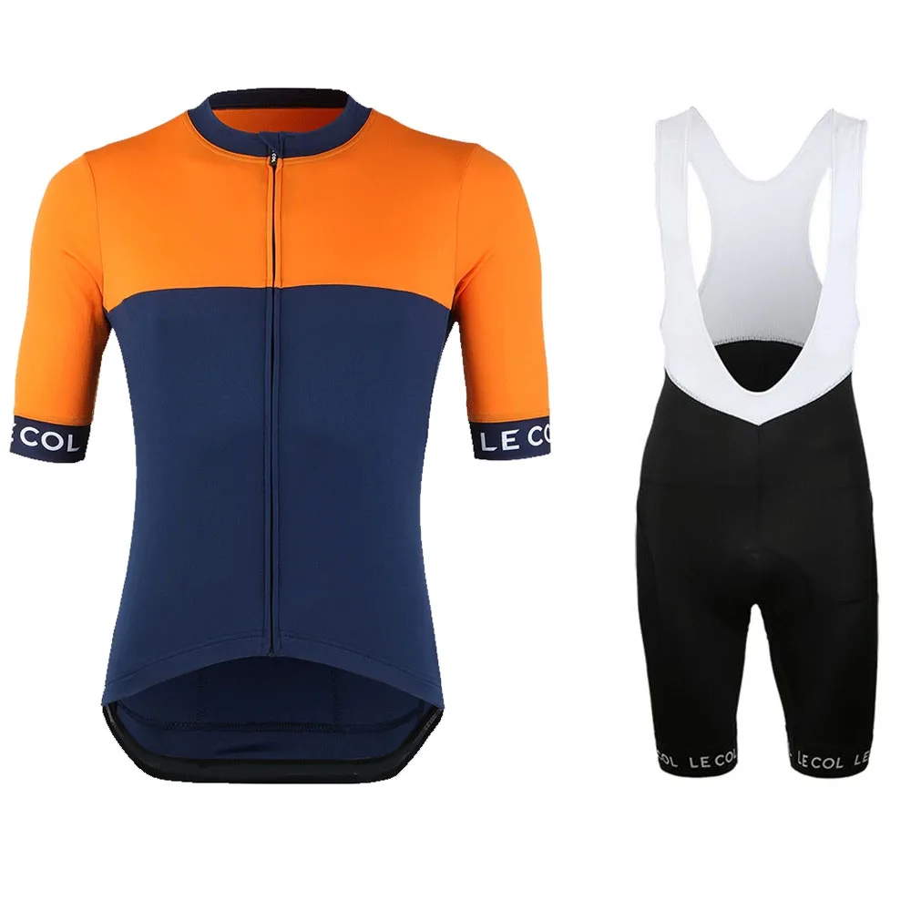 

Le Col Sport Cycling jersey Set 2022 Summer Cycling Clothing Men's Bicycle Shorts Pants Suit MTB Road Bike Shirt Maillot Culotte