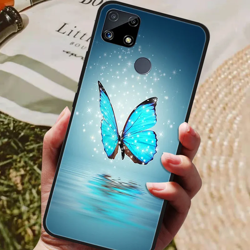 for realme c25s case silicon back cover phone case for realme c25s rmx3195 c 25s c25 s cases realme c25s soft bumper coque free global shipping