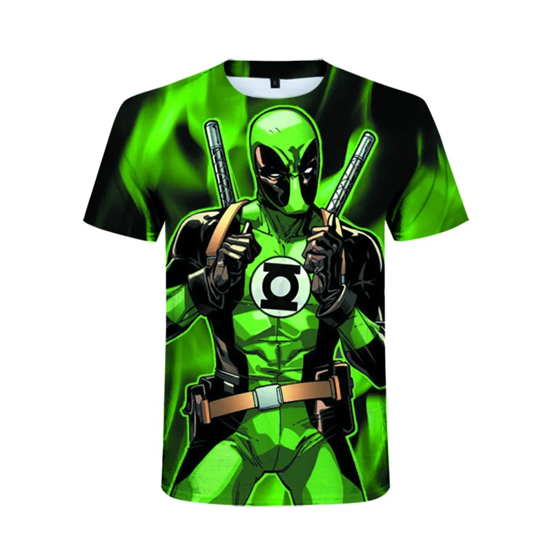 Футболка с коротким рукавом для мужчин и женщин топ 3D анимационным рисунком