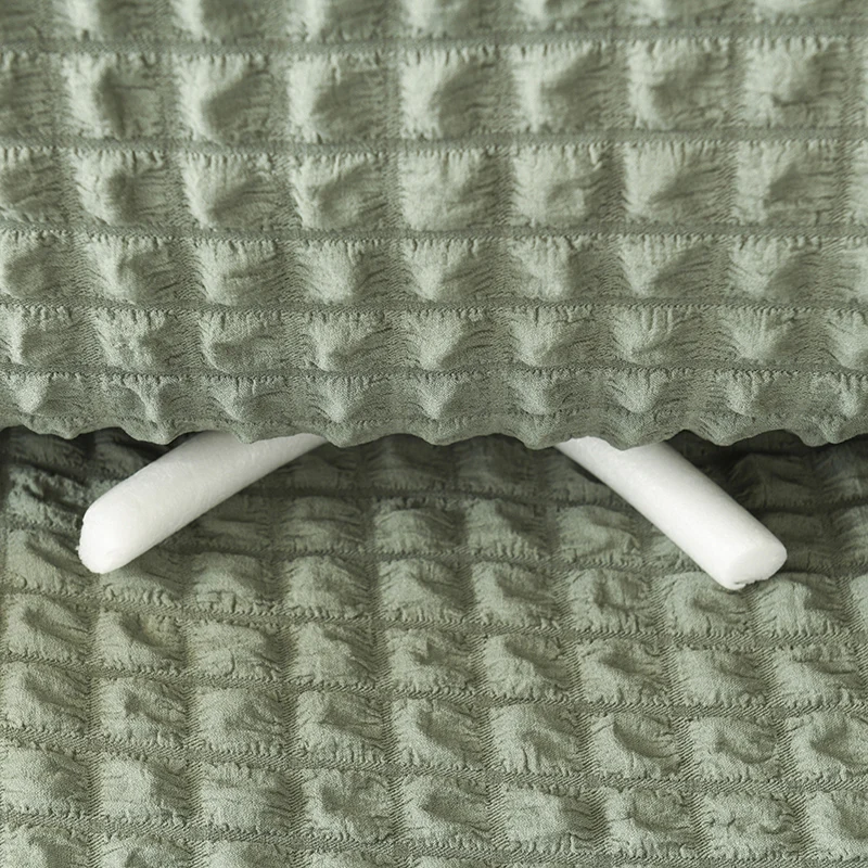 

NEW 3D Plaid Sofa Slipcover with Skirt European Style Armchair Couch Covers Living Room Furniture Protector Elastic Sofa Cover