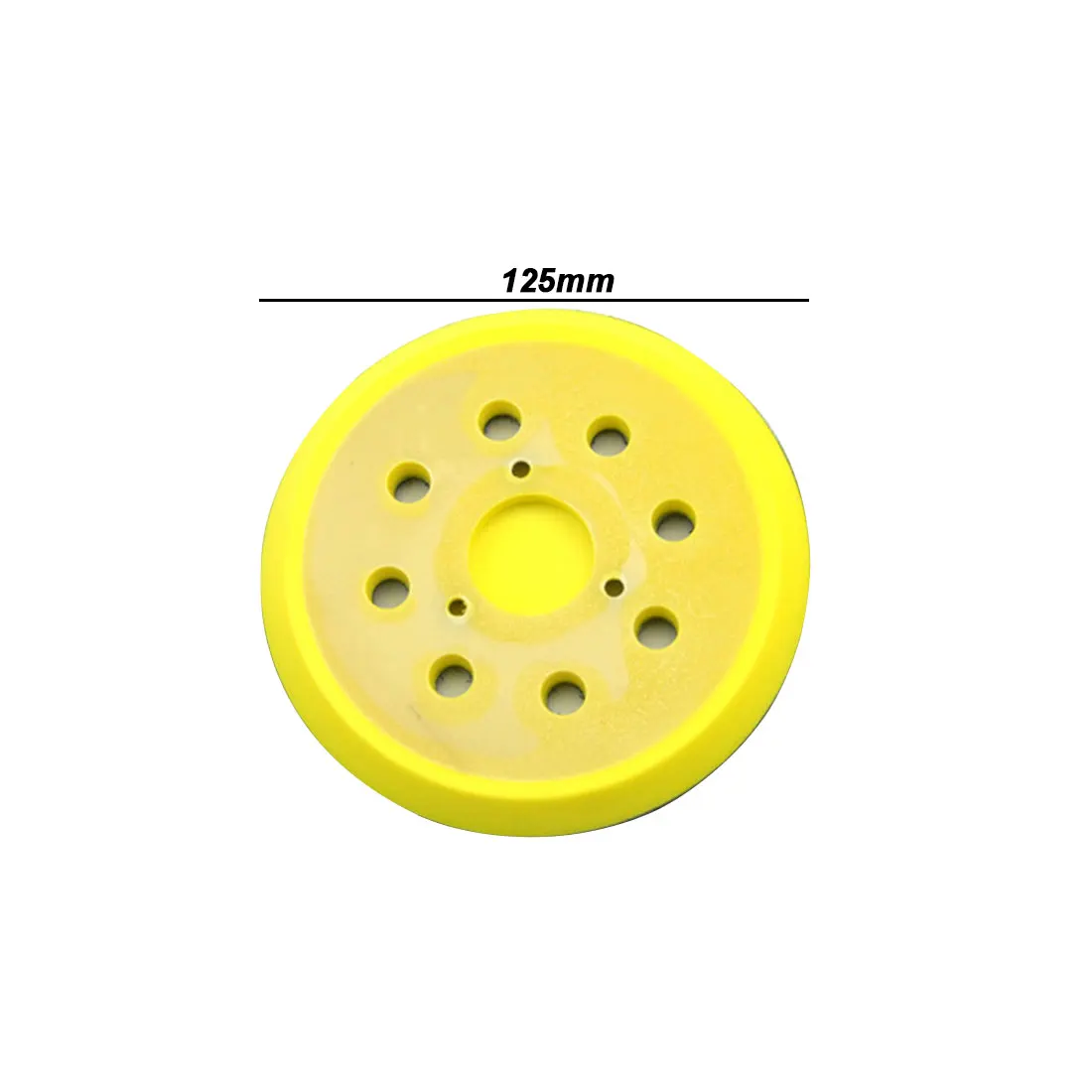 

125mm Sandpaper Sticking Rubber Pneumatic Sticking Disc Dust suction Grinding Hole Used For Electrical Equipment Sticking