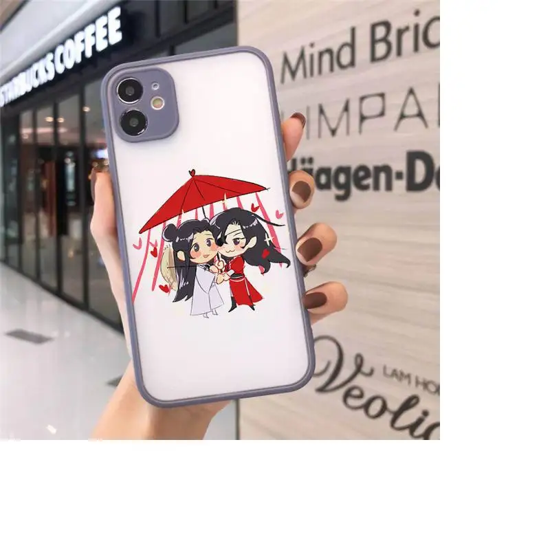 

Heaven Official's anime high quality Phone Cases matte transparent For iphone 7 8 11 12 plus mini x xs xr pro max cover